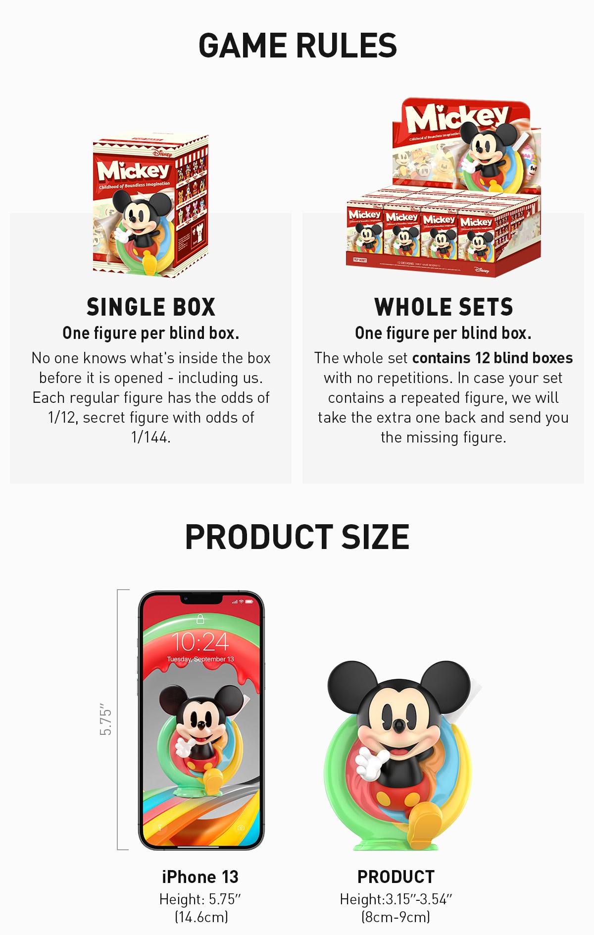 DISNEY — Mickey Childhood of Boundless Imagination Blind Box | POP MART — official detail