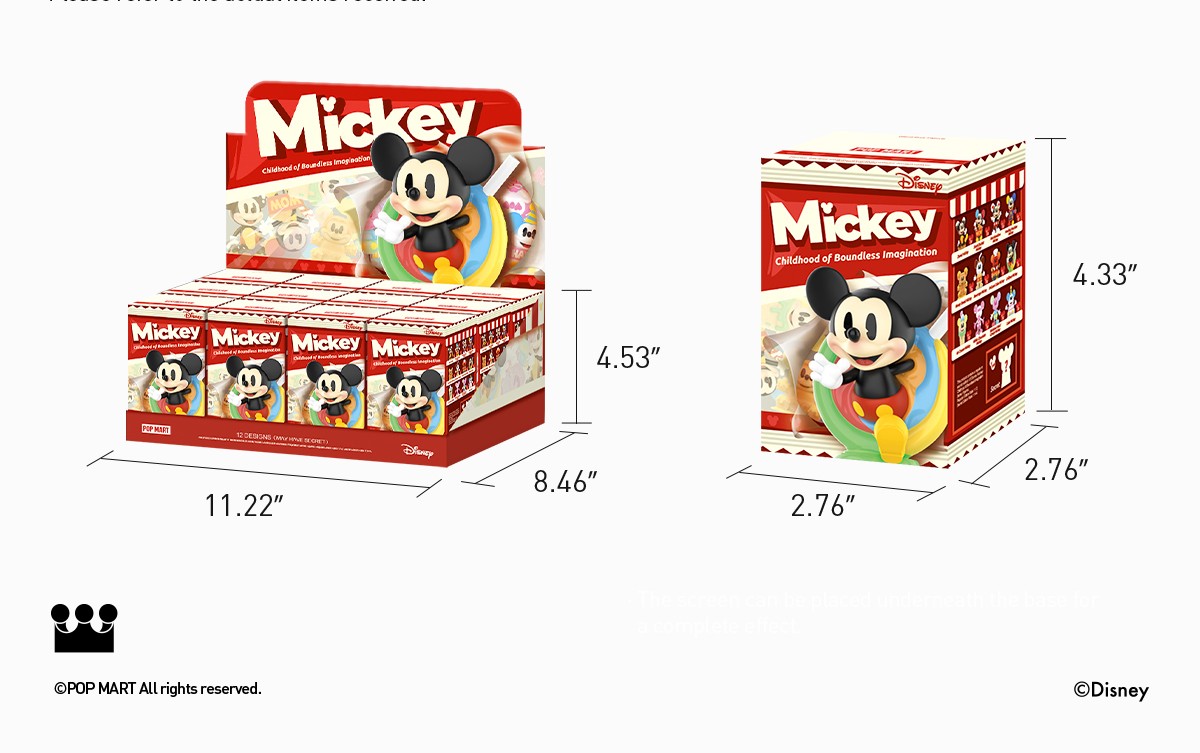 DISNEY — Mickey Childhood of Boundless Imagination Blind Box | POP MART — official detail