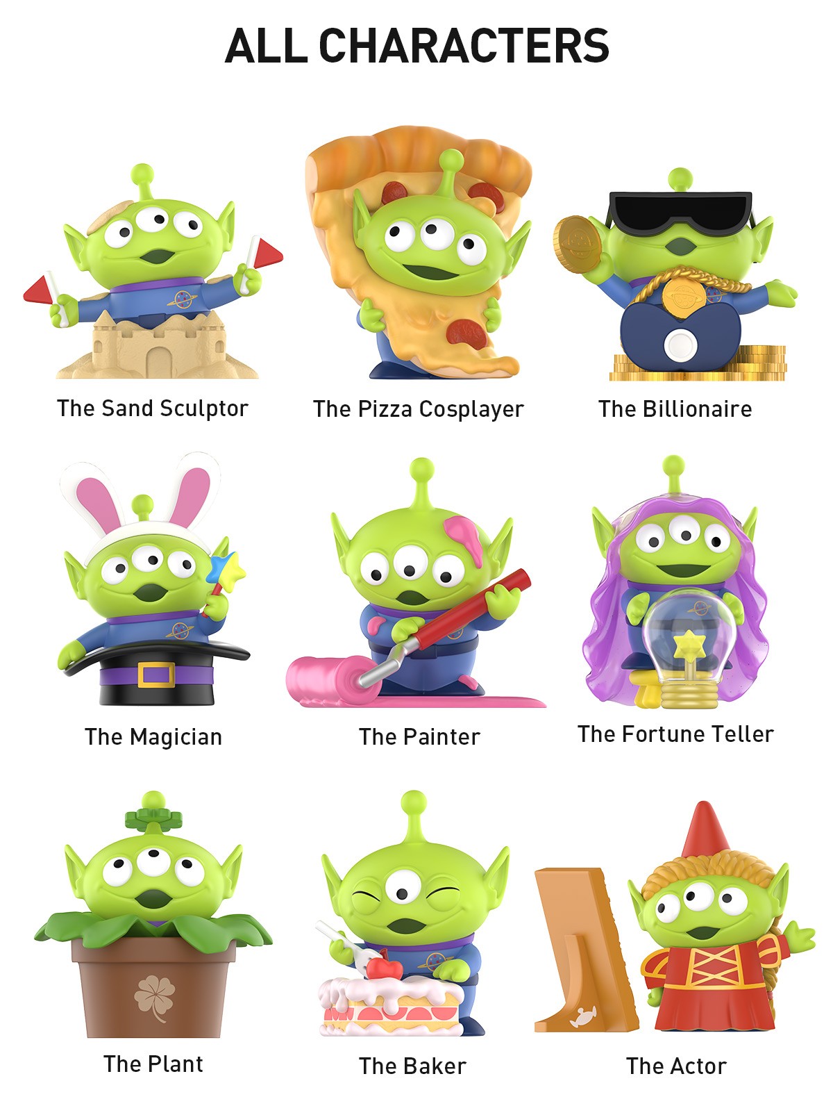 DISNEY — Pixar Alien-Immersive Experience Series Blind Box | POP MART — official detail