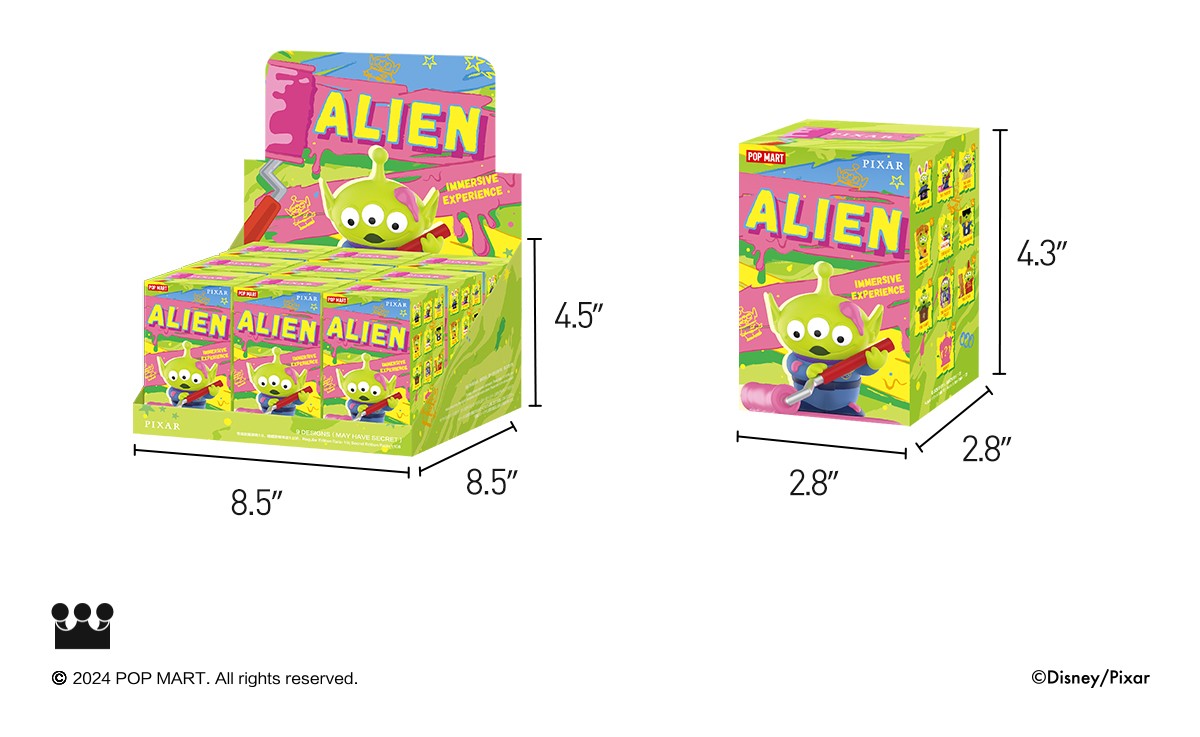 DISNEY — Pixar Alien-Immersive Experience Series Blind Box | POP MART — official detail
