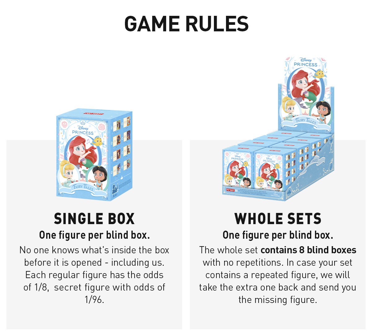 DISNEY — Princess's Fairy Tales Scene Sets Blind Box | POP MART — official detail