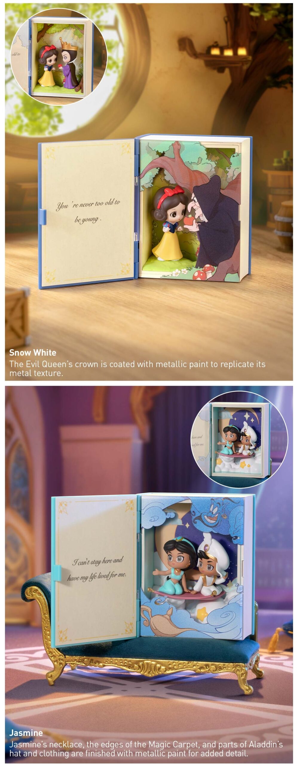 DISNEY — Princess's Fairy Tales Scene Sets Blind Box | POP MART — official detail