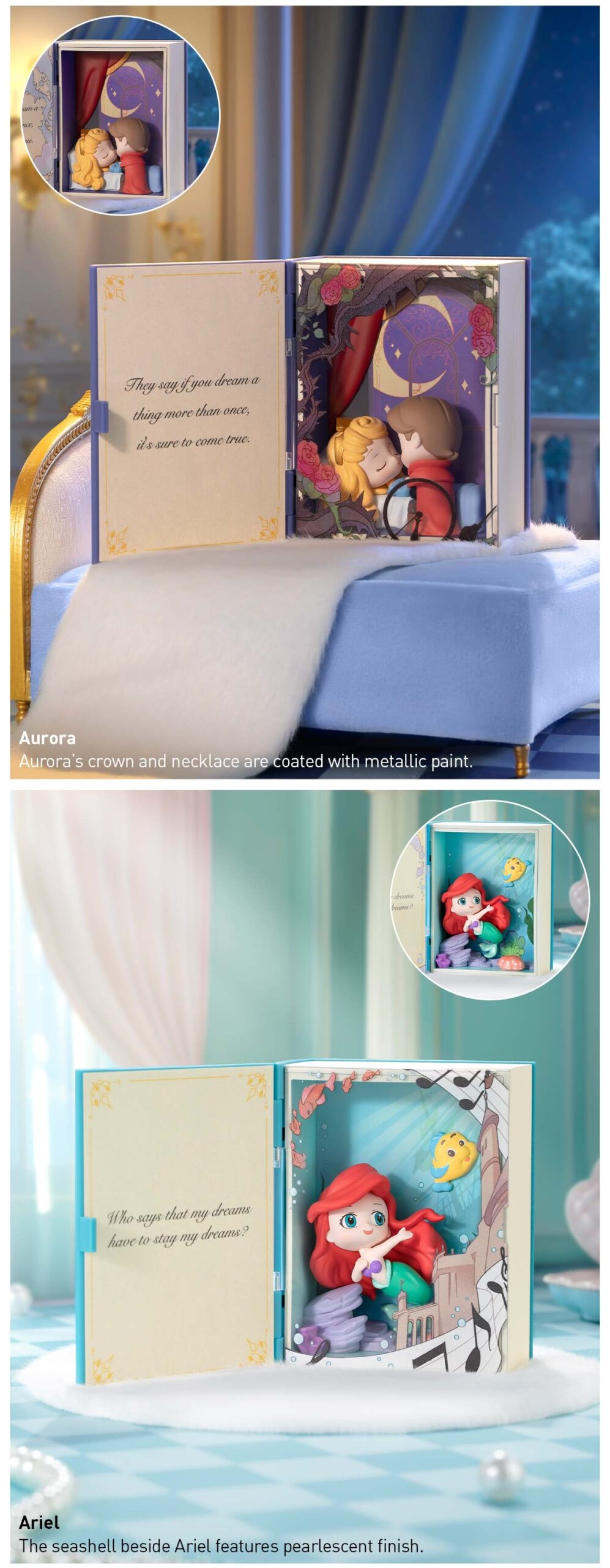 DISNEY — Princess's Fairy Tales Scene Sets Blind Box | POP MART — official detail