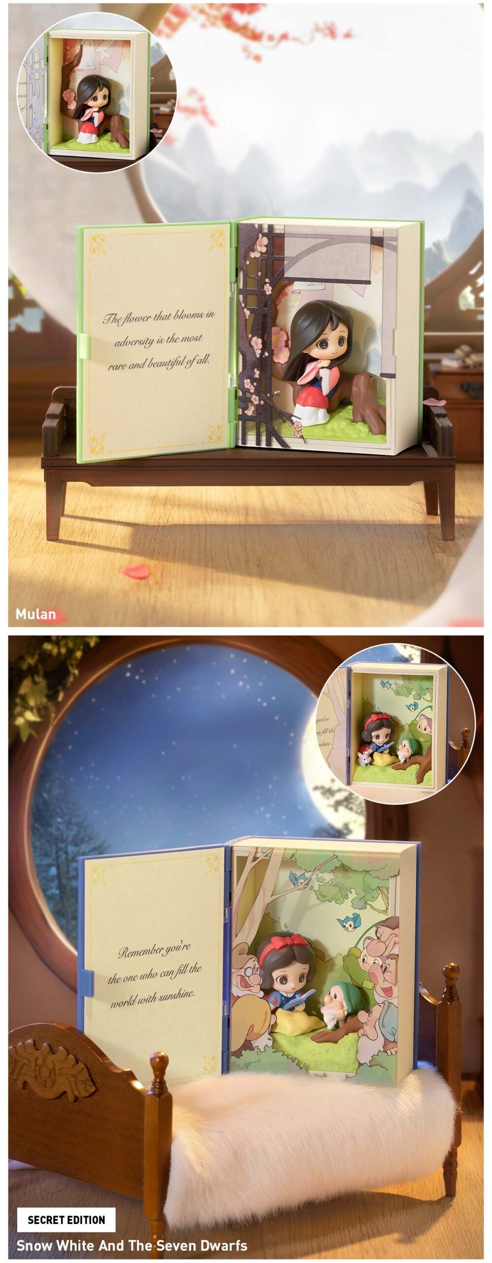 DISNEY — Princess's Fairy Tales Scene Sets Blind Box | POP MART — official detail