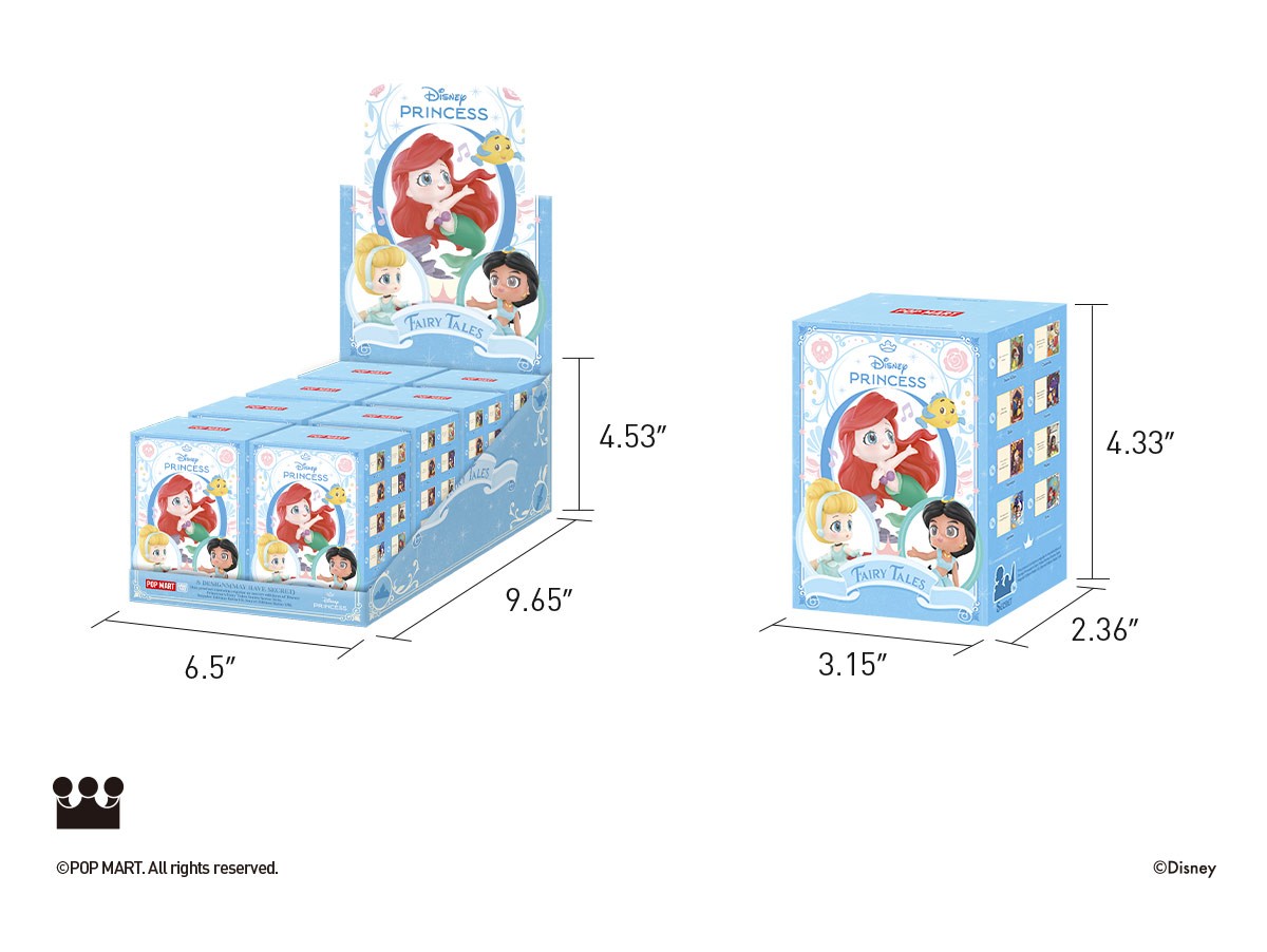 DISNEY — Princess's Fairy Tales Scene Sets Blind Box | POP MART — official detail