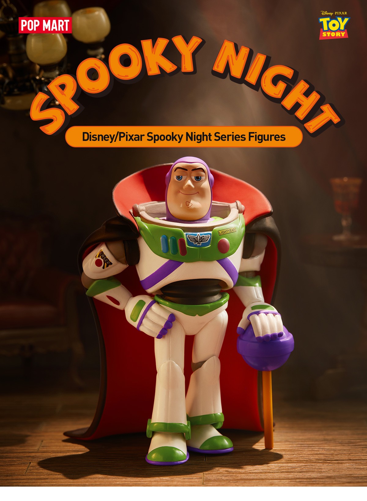DISNEY — Pixar Spooky Night Series Blind Box | POP MART — official detail