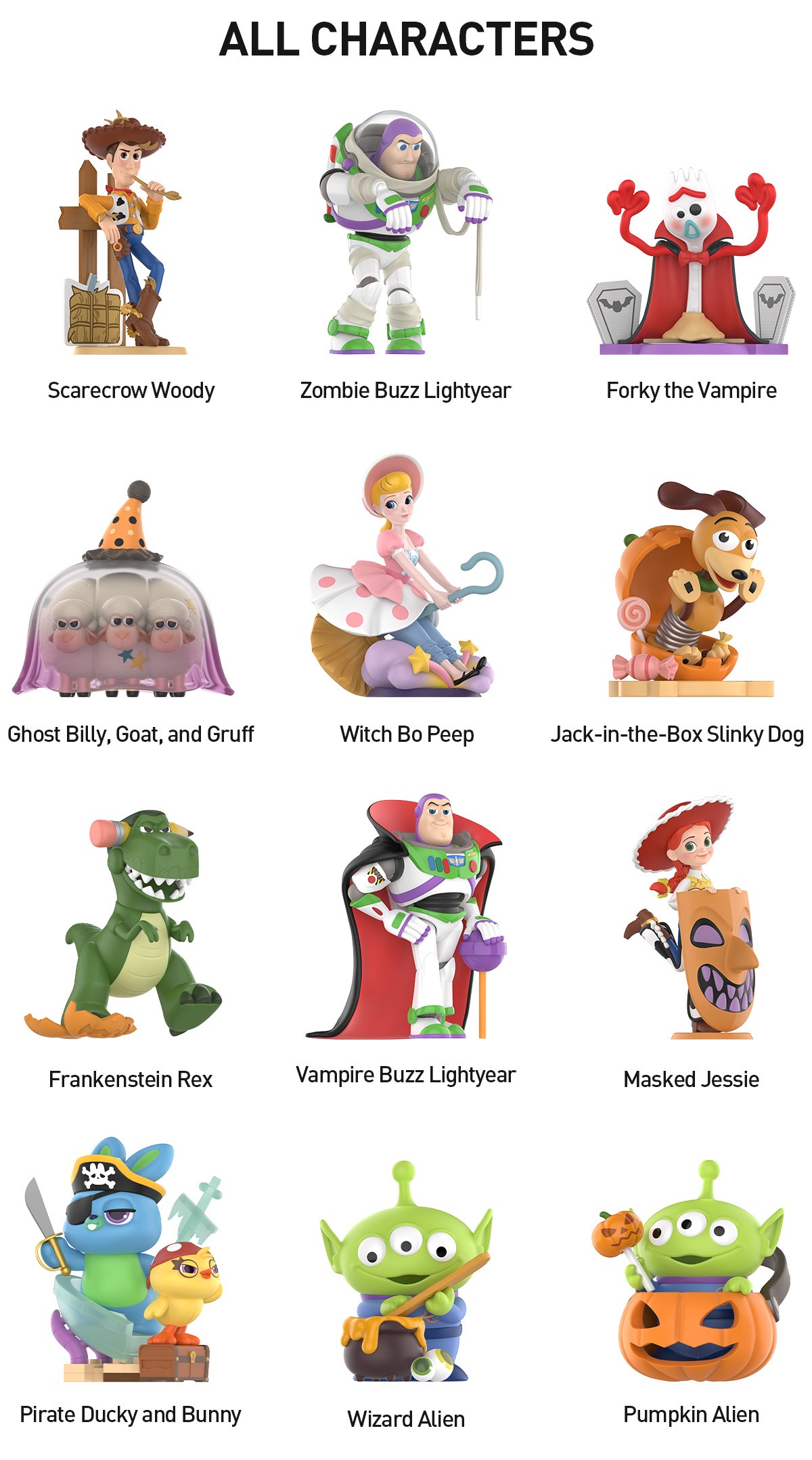 DISNEY — Pixar Spooky Night Series Blind Box | POP MART — official detail