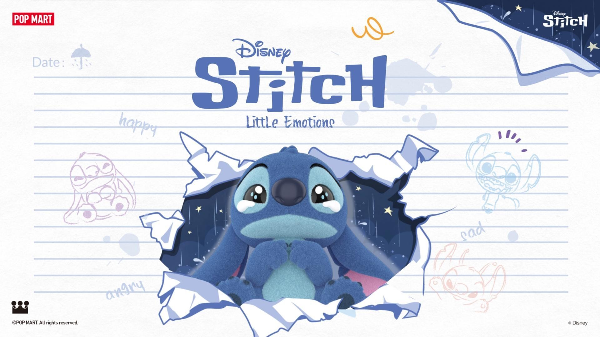 DISNEY — Stitch Little Emotions Series Blind Box | POP MART — official detail
