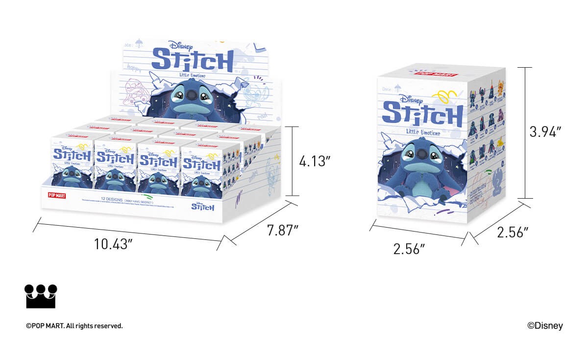 DISNEY — Stitch Little Emotions Series Blind Box | POP MART — official detail