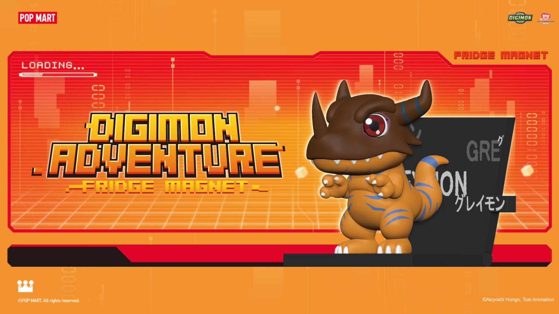 Digimon — Adventure Fridge Magnet Blind Box | POP MART — official detail
