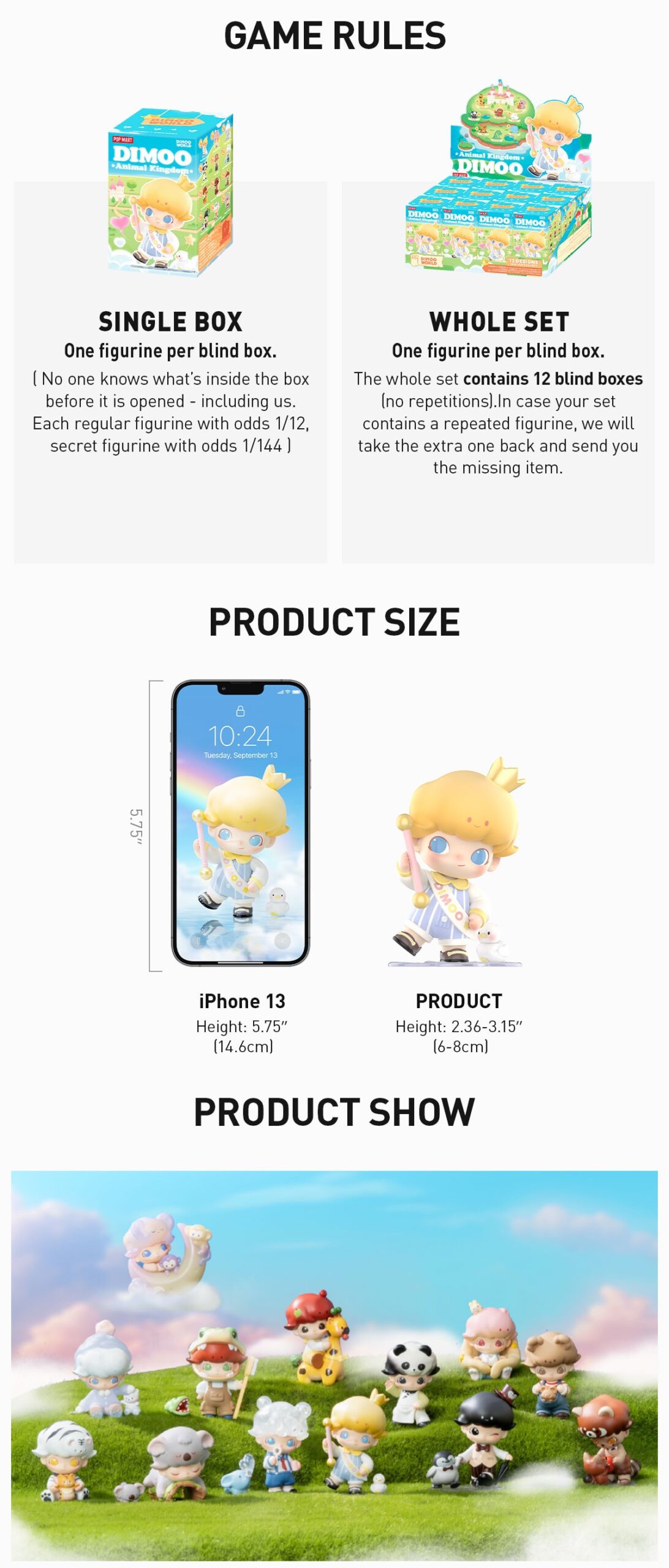 DIMOO — Animal Kingdom Series Blind Box | POP MART — official detail