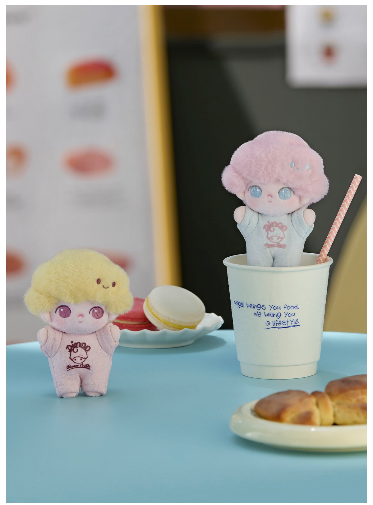 DIMOO — Crush on Coffee Soft-faced Plush Keychain Blind Box | POP MART — official detail