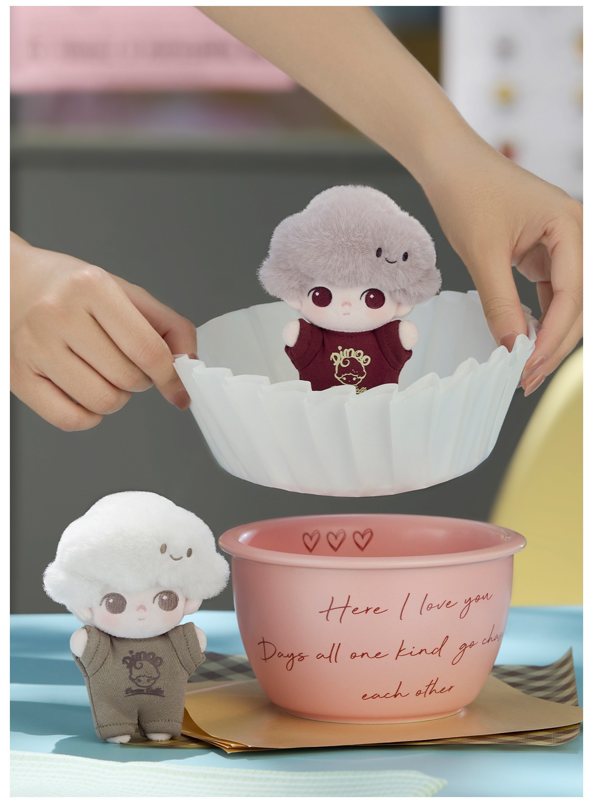 DIMOO — Crush on Coffee Soft-faced Plush Keychain Blind Box | POP MART — official detail