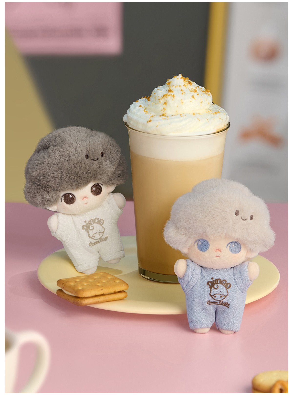 DIMOO — Crush on Coffee Soft-faced Plush Keychain Blind Box | POP MART — official detail