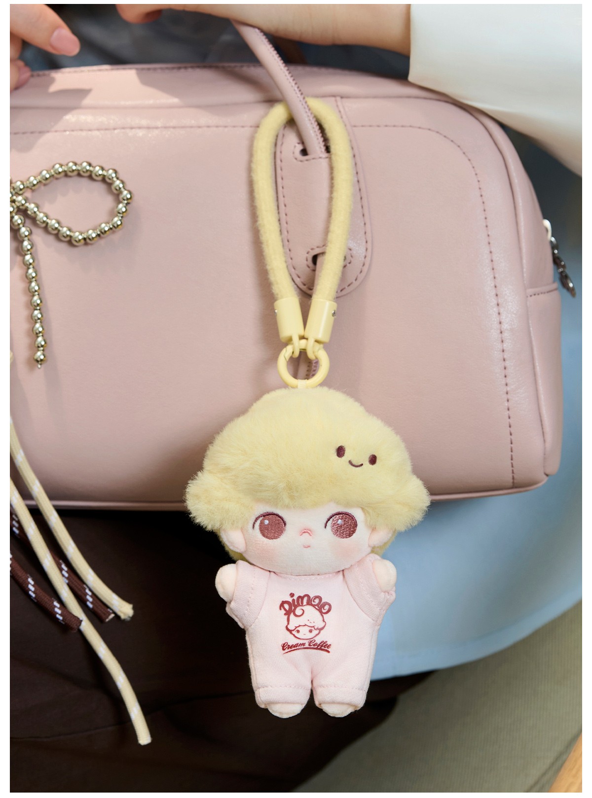 DIMOO — Crush on Coffee Soft-faced Plush Keychain Blind Box | POP MART — official detail
