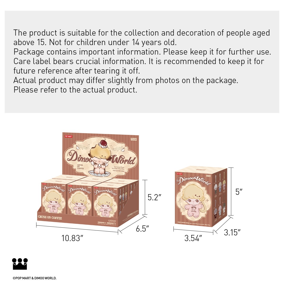 DIMOO — Crush on Coffee Soft-faced Plush Keychain Blind Box | POP MART — official detail