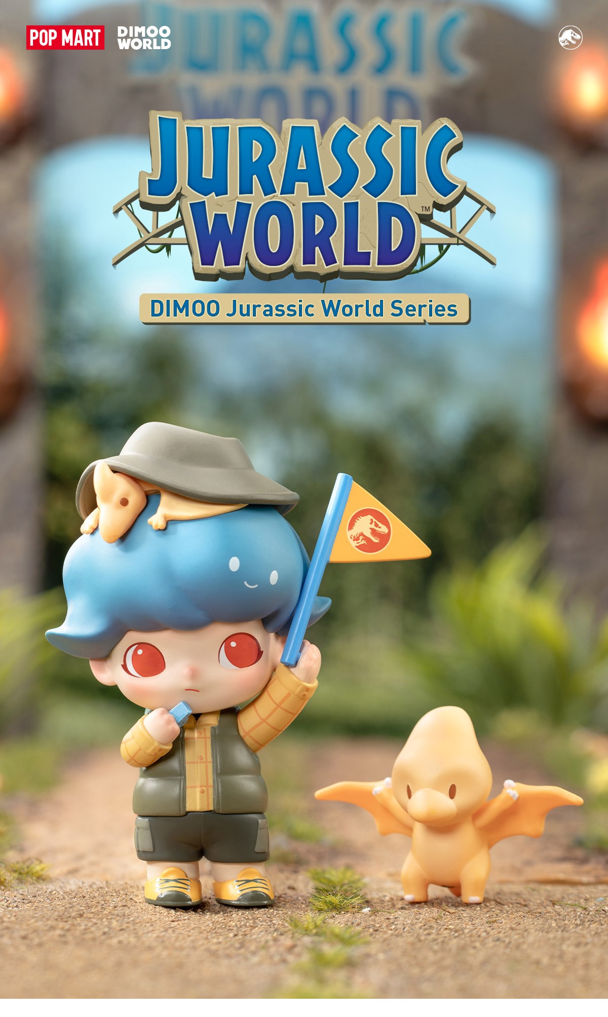 DIMOO — Jurassic World Series Blind Box | POP MART — official detail