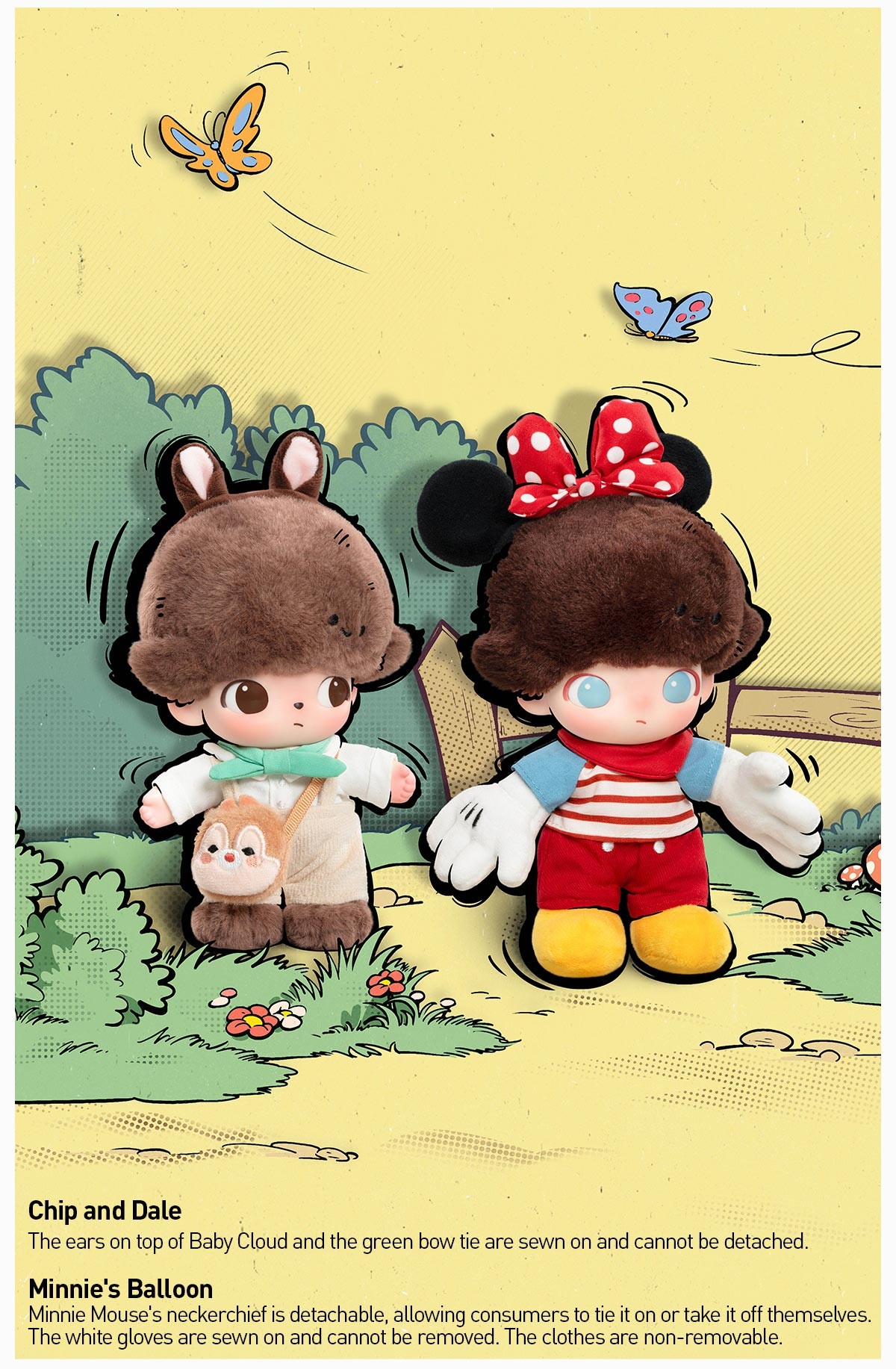 DIMOO × Disney Vinyl Plush Keychain Blind Box | POP MART — official detail