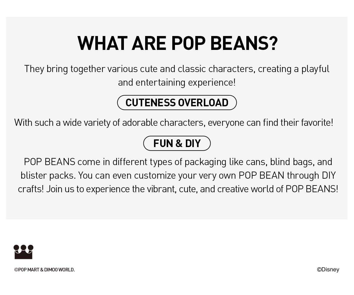 DIMOO — Pop Bean x Disney Classic Series (3 Pcs) Blind Box | POP MART — official detail