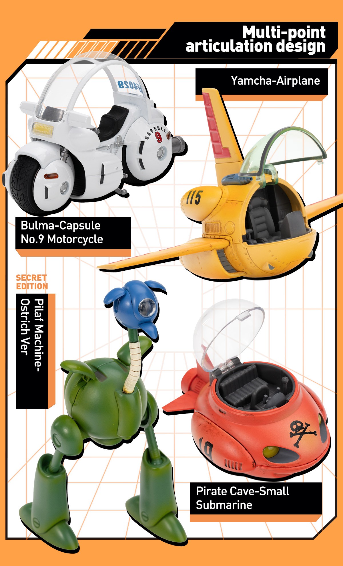 Dragon Ball — Alloy Vehicles Blind Box | POP MART — official detail