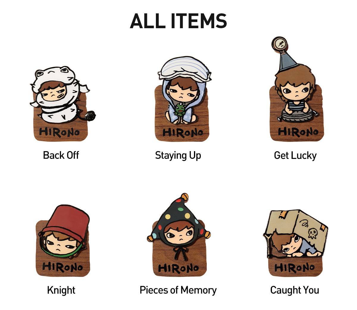 HIRONO — Echo Fridge Magnet Clip Blind Box | POP MART — official detail