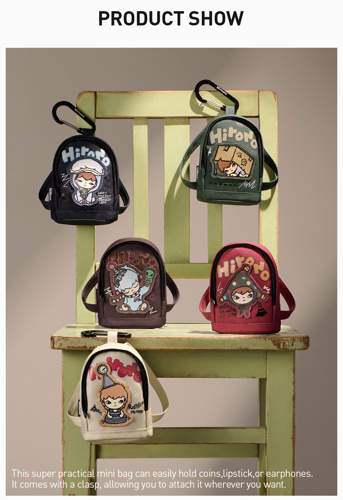 HIRONO — Echo Mini Bag Blind Box | POP MART — official detail
