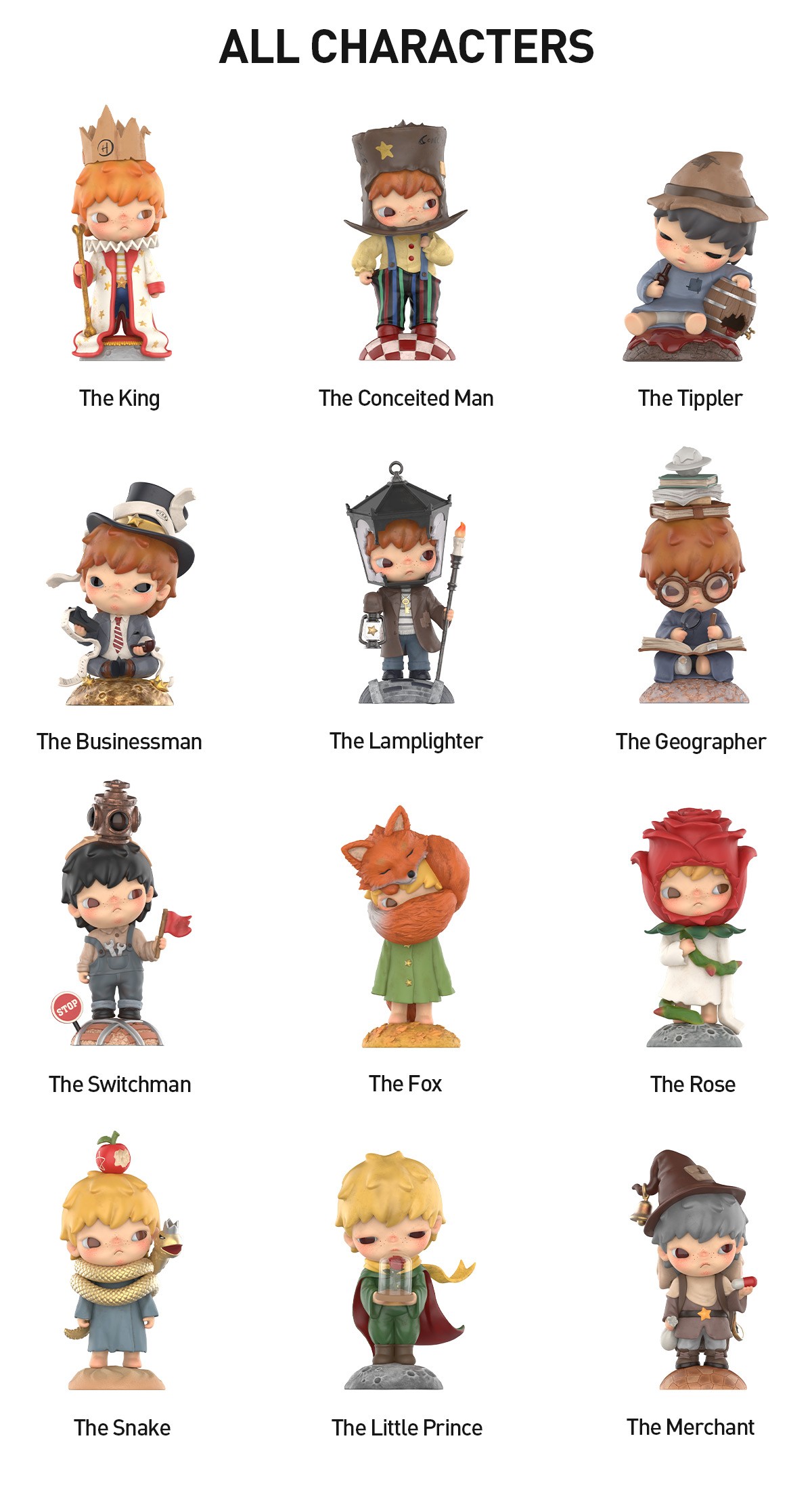 HIRONO × Le Petit Prince Series Blind Box | POP MART — official detail