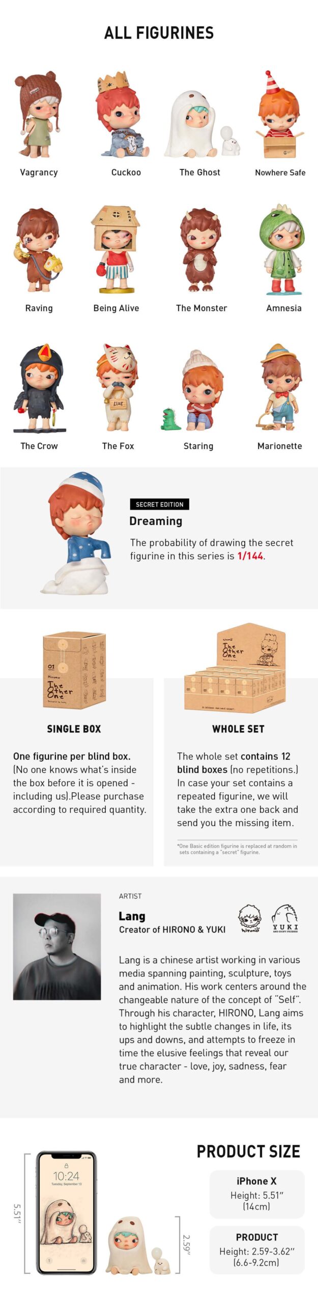 HIRONO — The Other One Series Blind Box | POP MART — official detail