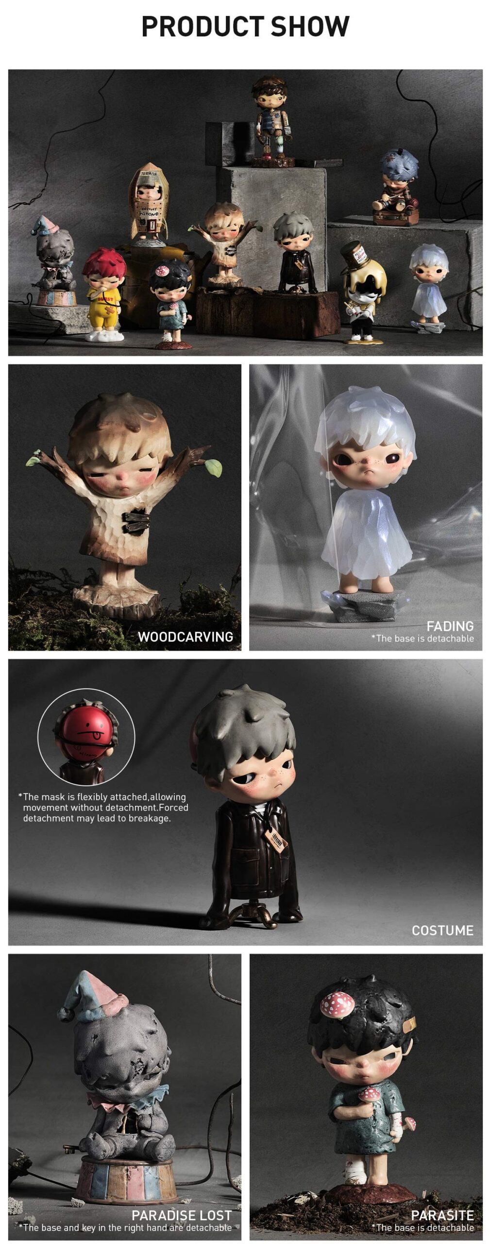 HIRONO — Reshape Series Blind Box | POP MART — official detail