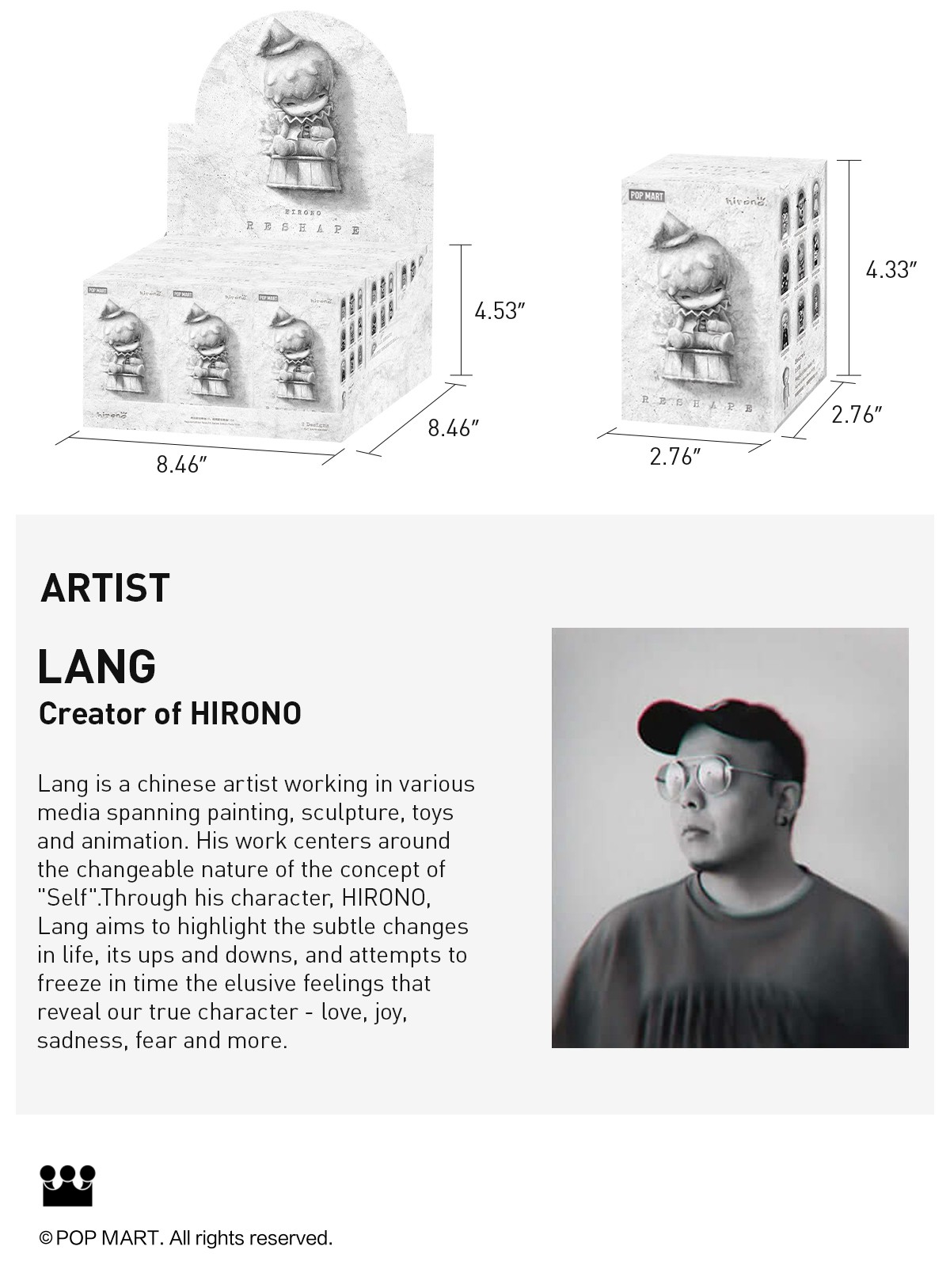 HIRONO — Reshape Series Blind Box | POP MART — official detail