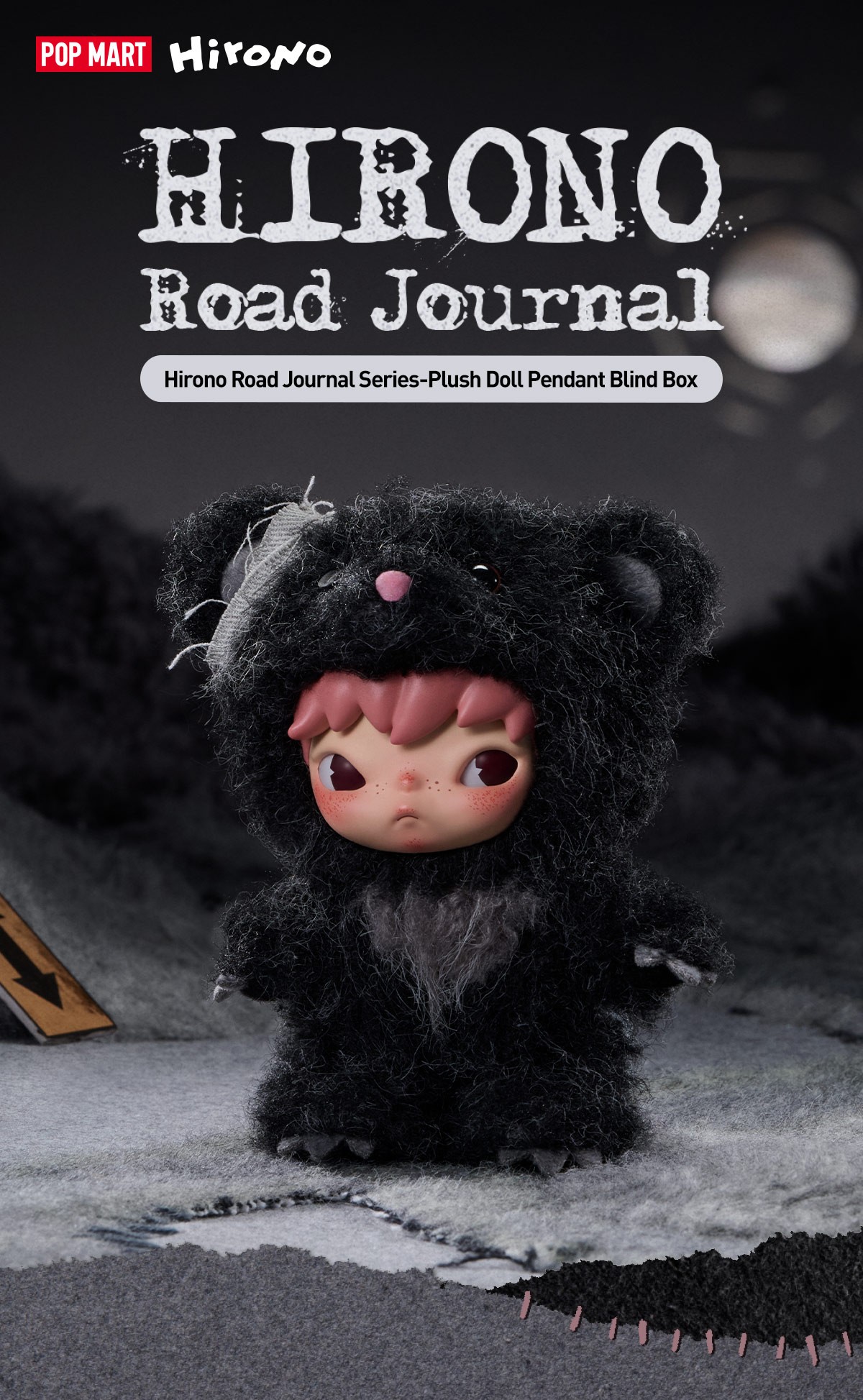HIRONO — Road Journal Plush Doll Pendant Blind Box | POP MART — official detail