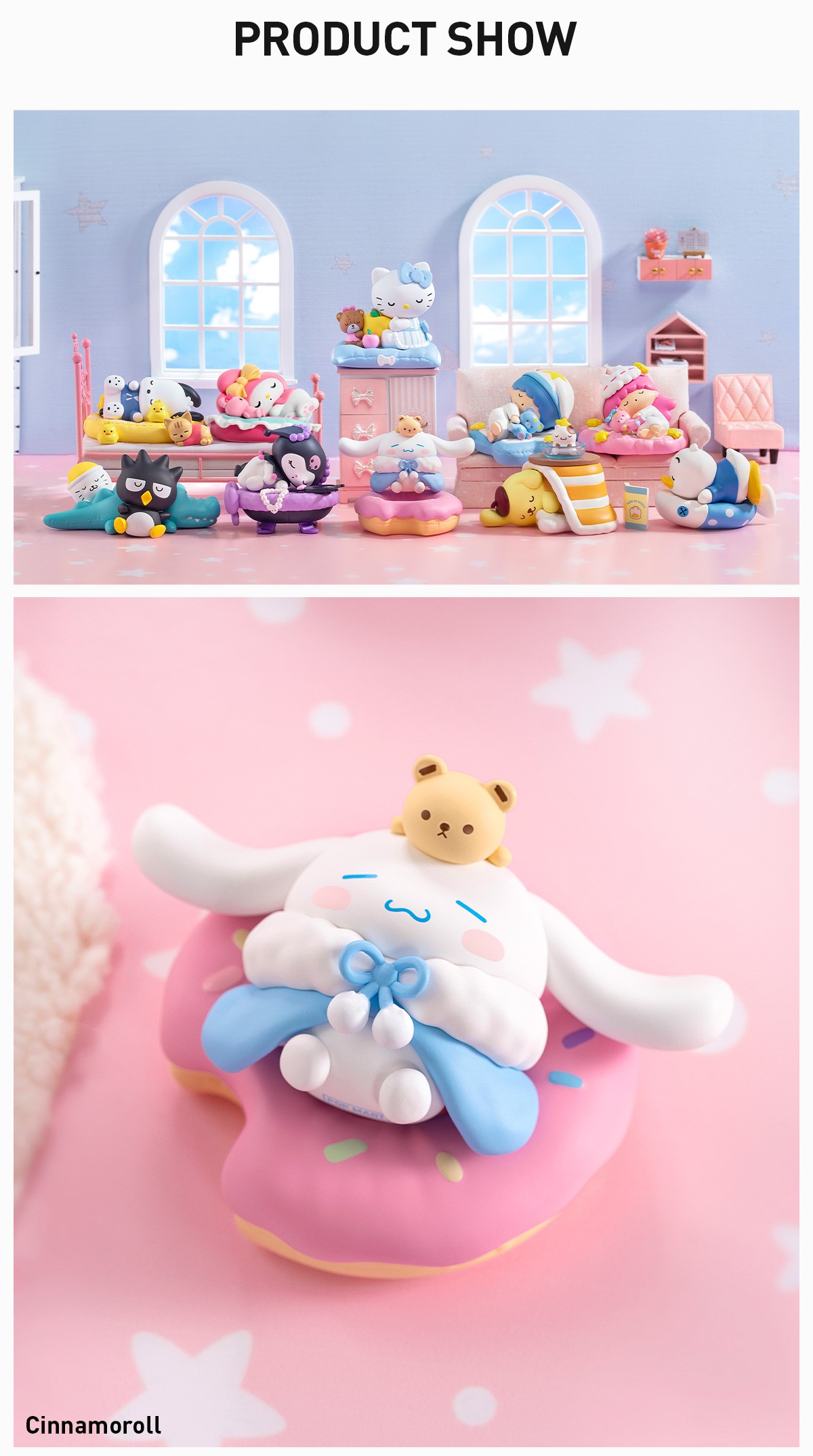 Sanrio — Hello Kitty and Friends Fall Asleep Blind Box | POP MART — official detail