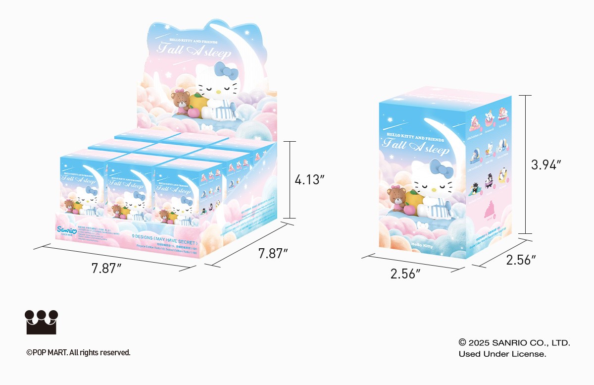 Sanrio — Hello Kitty and Friends Fall Asleep Blind Box | POP MART — official detail