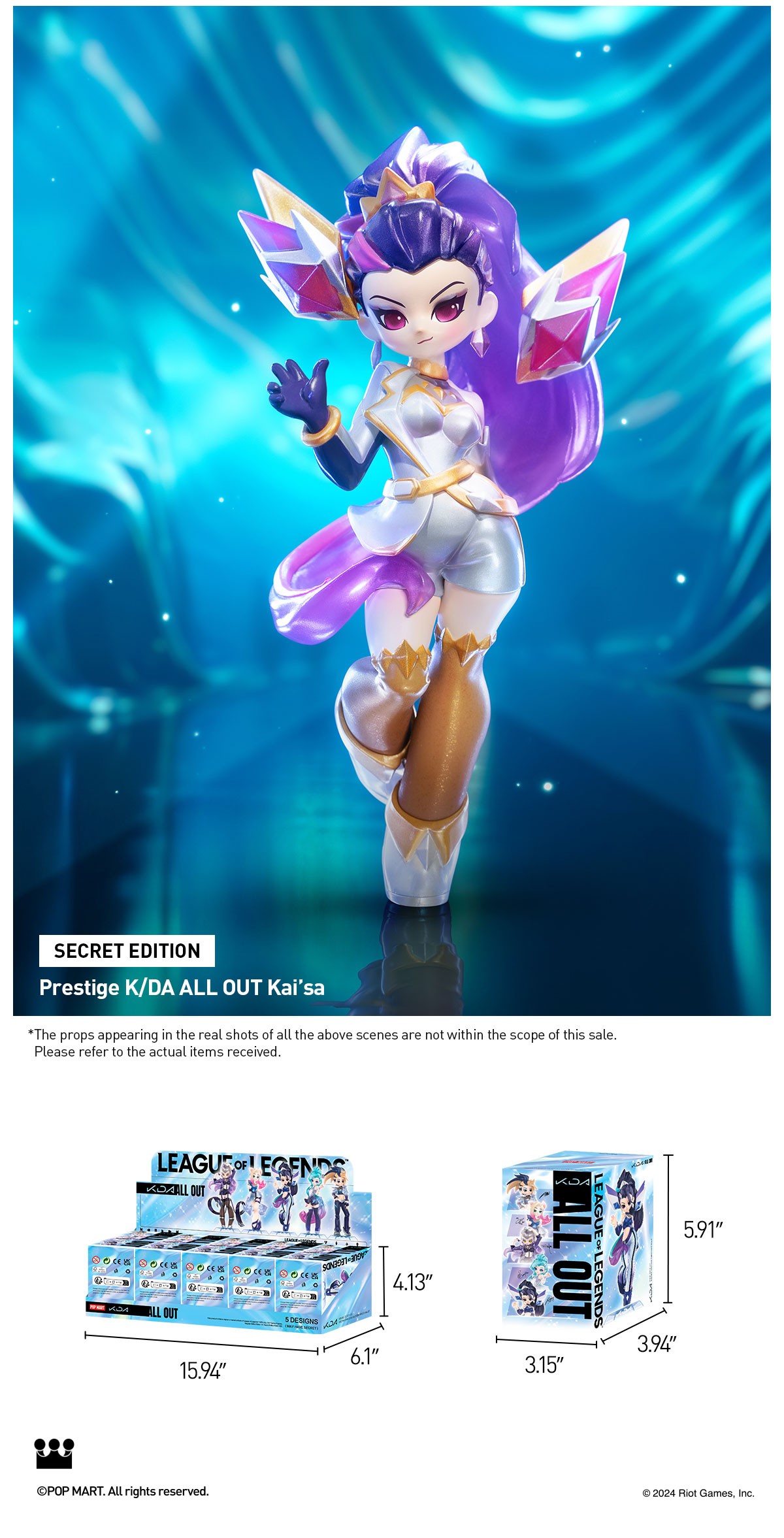 League of Legends — K/DA ALL OUT Blind Box | POP MART — official detail