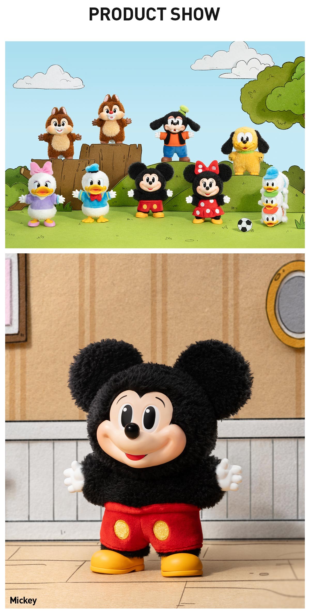 DISNEY — Mickey Family Cute Together Keychain Series Blind Box | POP MART — official detail