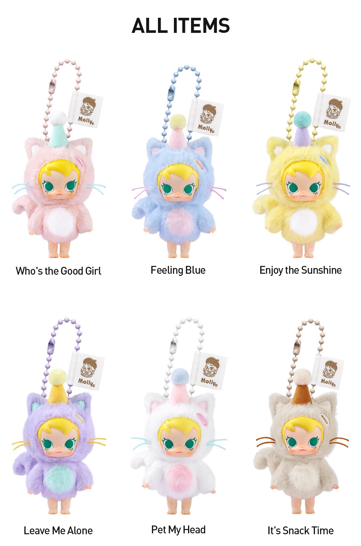 MOLLY — Baby Molly Pocket Friends Vinyl Plush Pendant Blind Box | POP MART — official detail