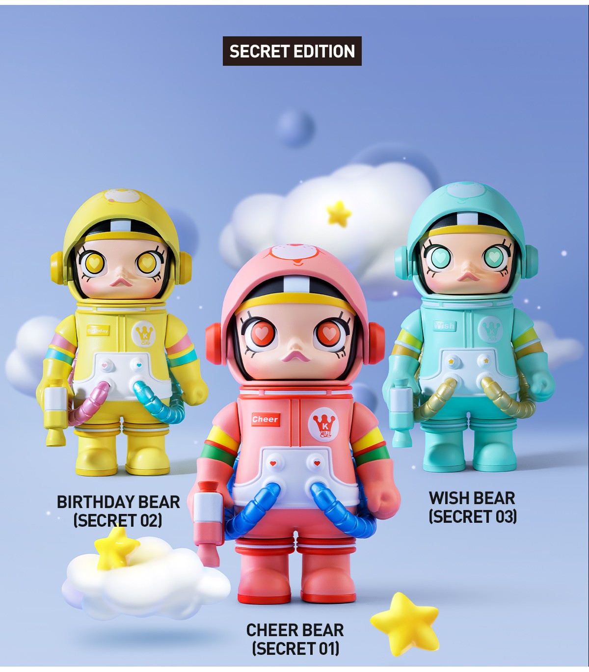 MOLLY — MEGA SPACE MOLLY 100% Series 2-B Blind Box | POP MART — official detail