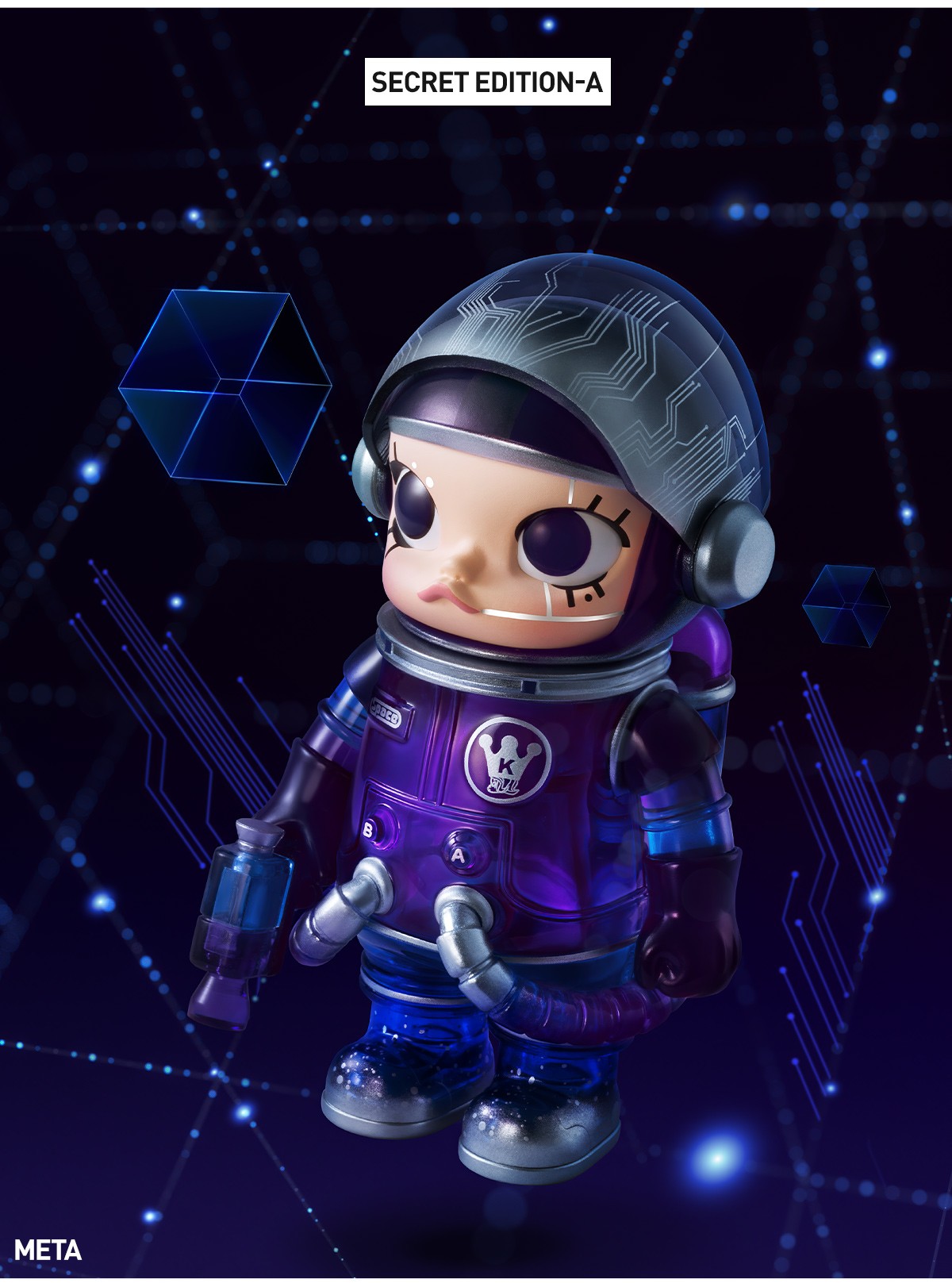 MOLLY — MEGA SPACE MOLLY 100% Series 2-B Blind Box | POP MART — official detail