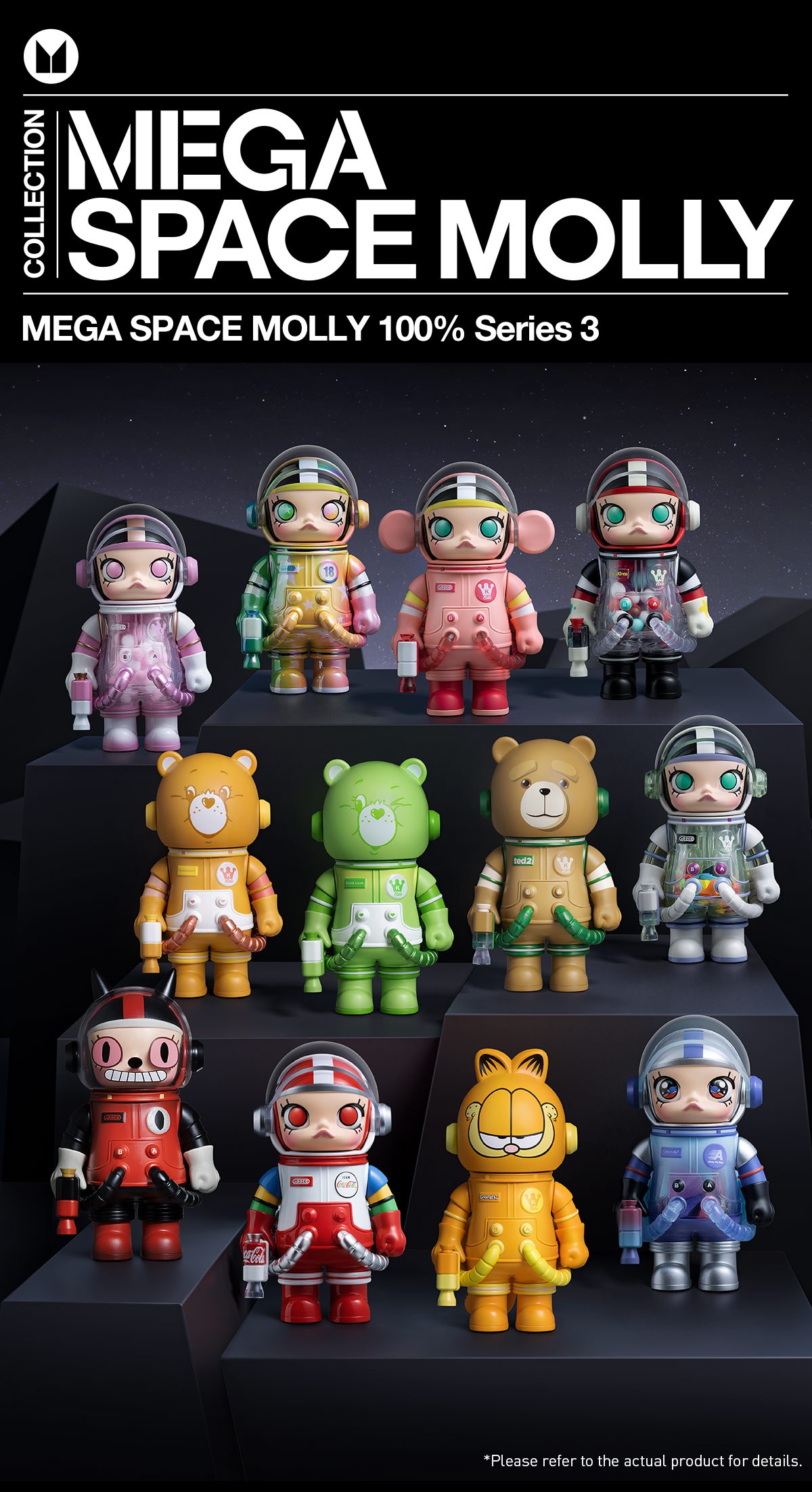 MOLLY — MEGA SPACE MOLLY 100% Series 3 Blind Box | POP MART — official detail