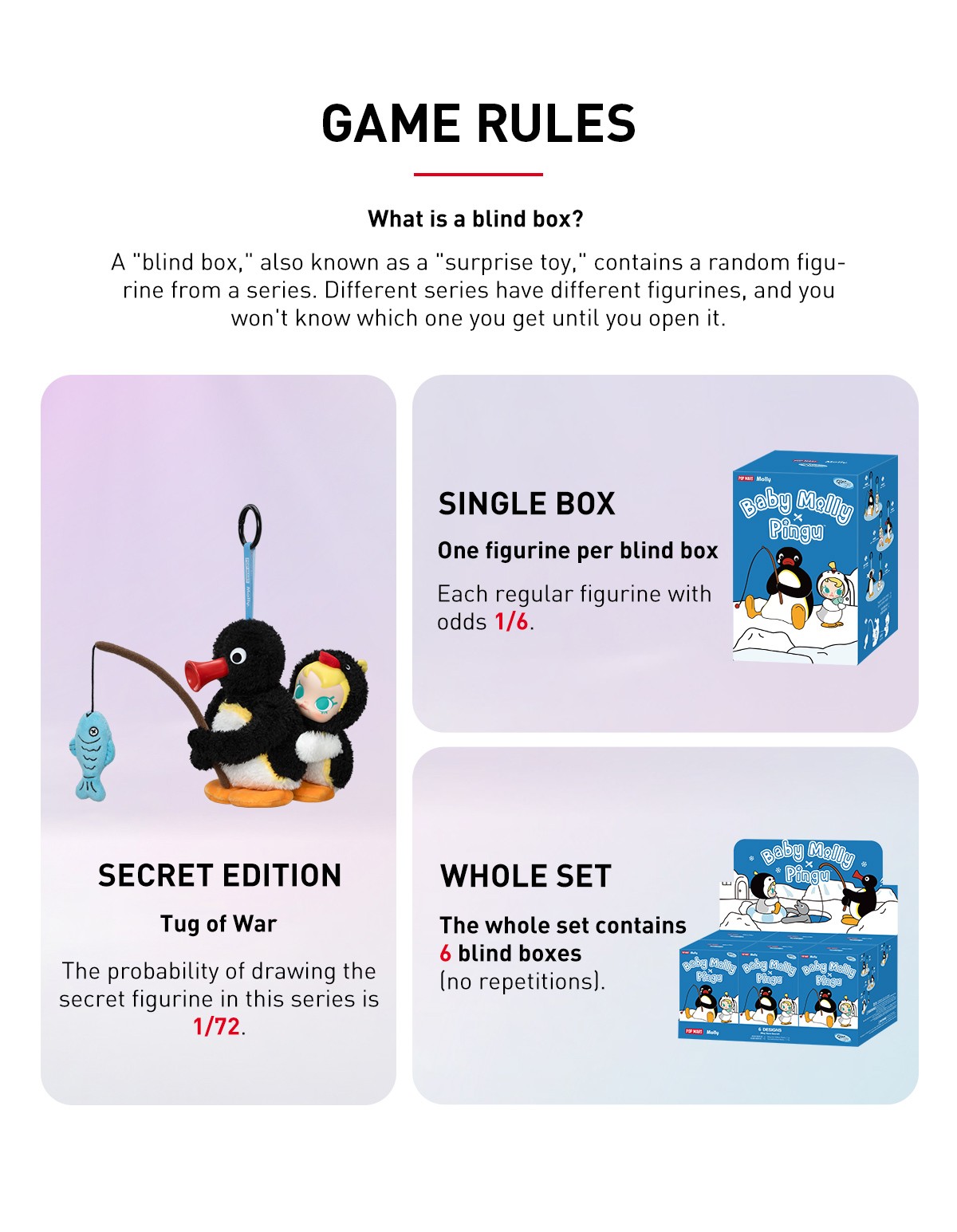 MOLLY × Pingu — Happy Fishing Plush Pendant Blind Box | POP MART — official detail