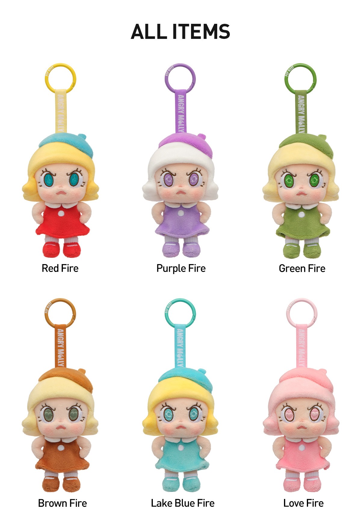 MOLLY — Angry Energy Plush Pendant Blind Box | POP MART — official detail