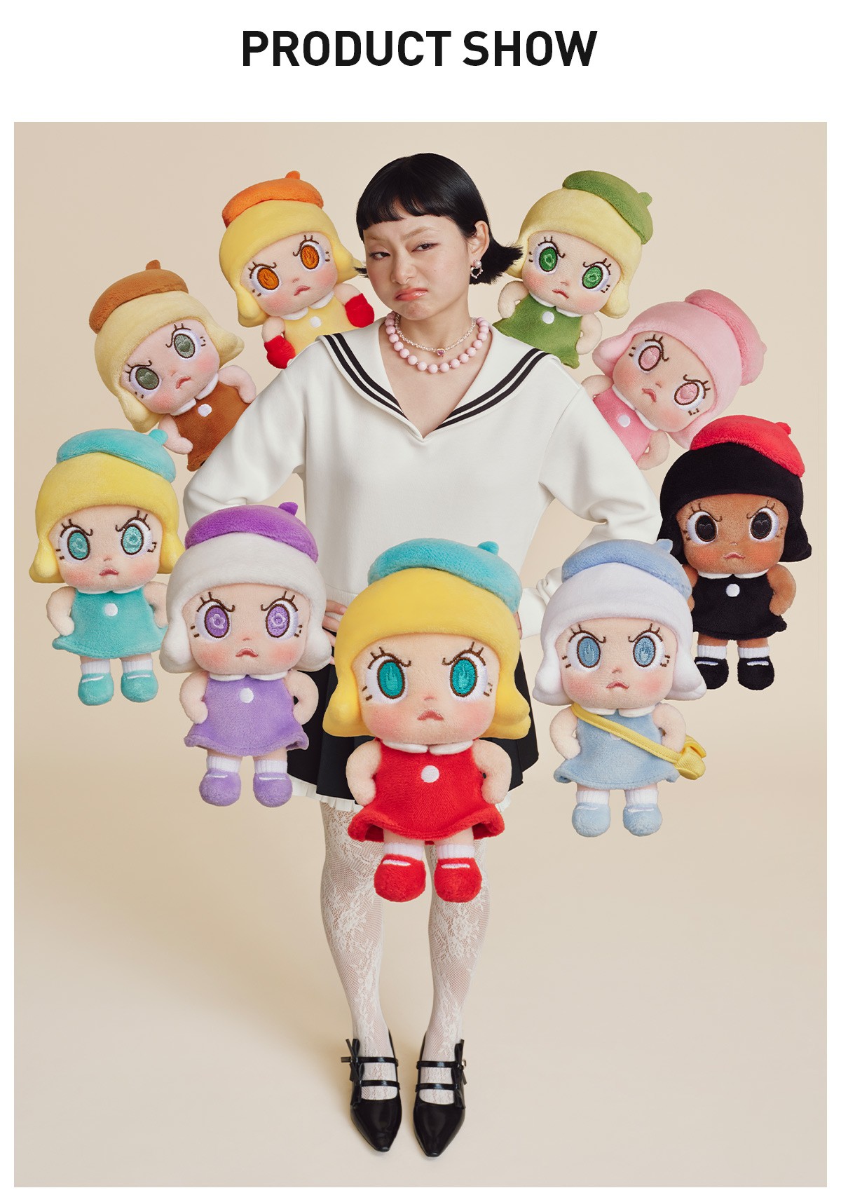 MOLLY — Angry Energy Plush Pendant Blind Box | POP MART — official detail