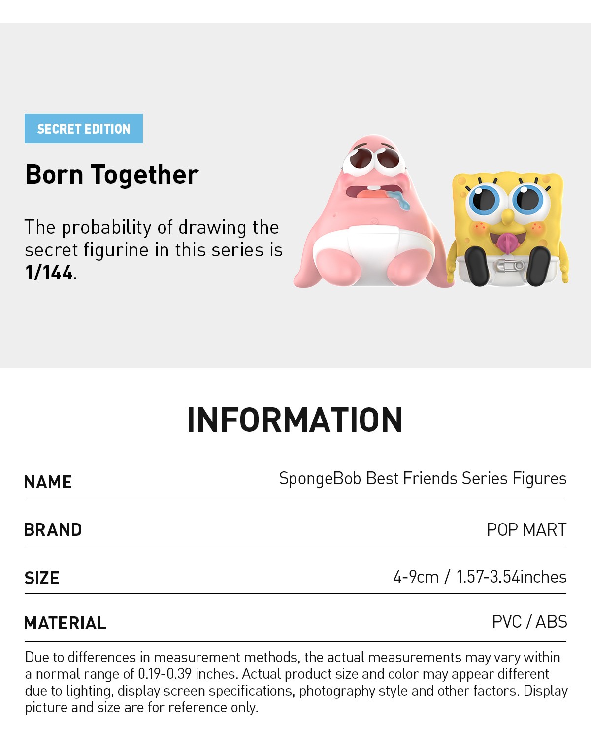 SpongeBob — Best Friends Blind Box | POP MART — official detail