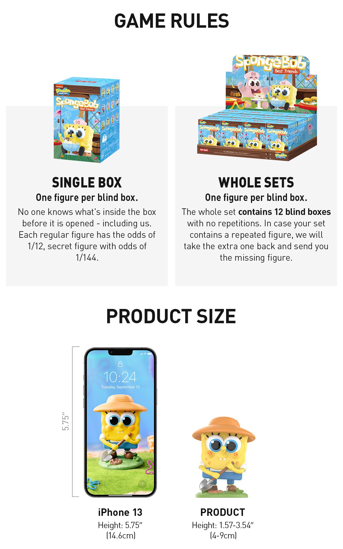 SpongeBob — Best Friends Blind Box | POP MART — official detail