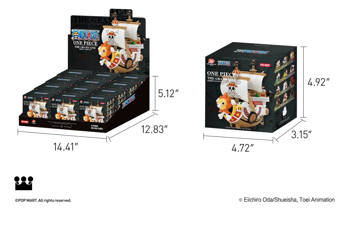 One Piece — The Grand Line Vehicles Blind Box | POP MART — official detail