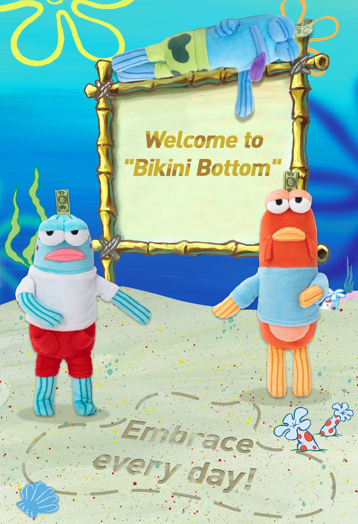 SpongeBob — Bikini Bottom Buddies Whimsical Plush Blind Box | POP MART — official detail