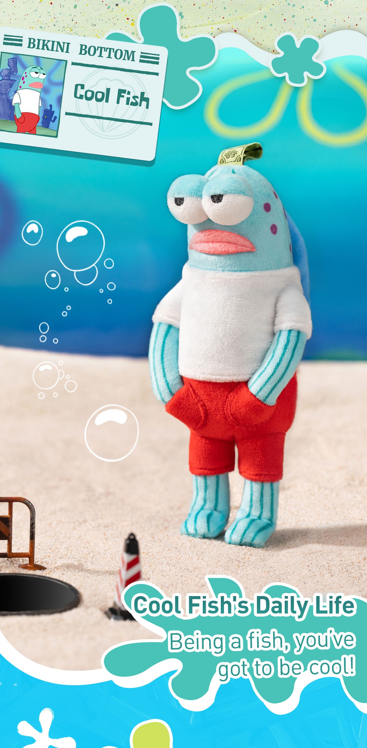 SpongeBob — Bikini Bottom Buddies Whimsical Plush Blind Box | POP MART — official detail