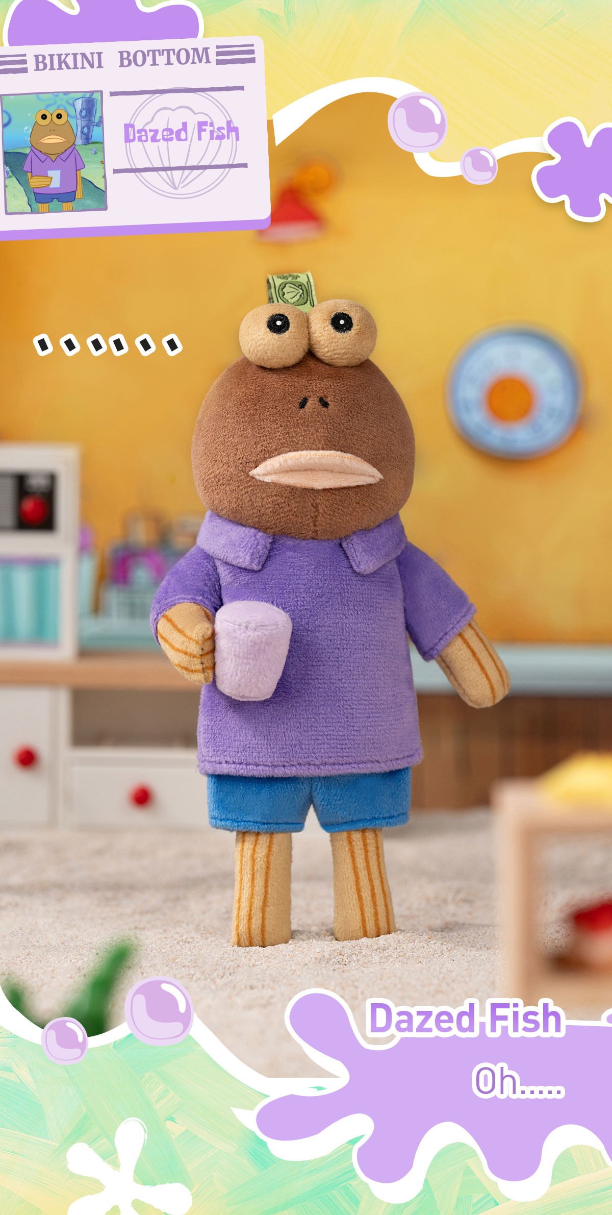 SpongeBob — Bikini Bottom Buddies Whimsical Plush Blind Box | POP MART — official detail