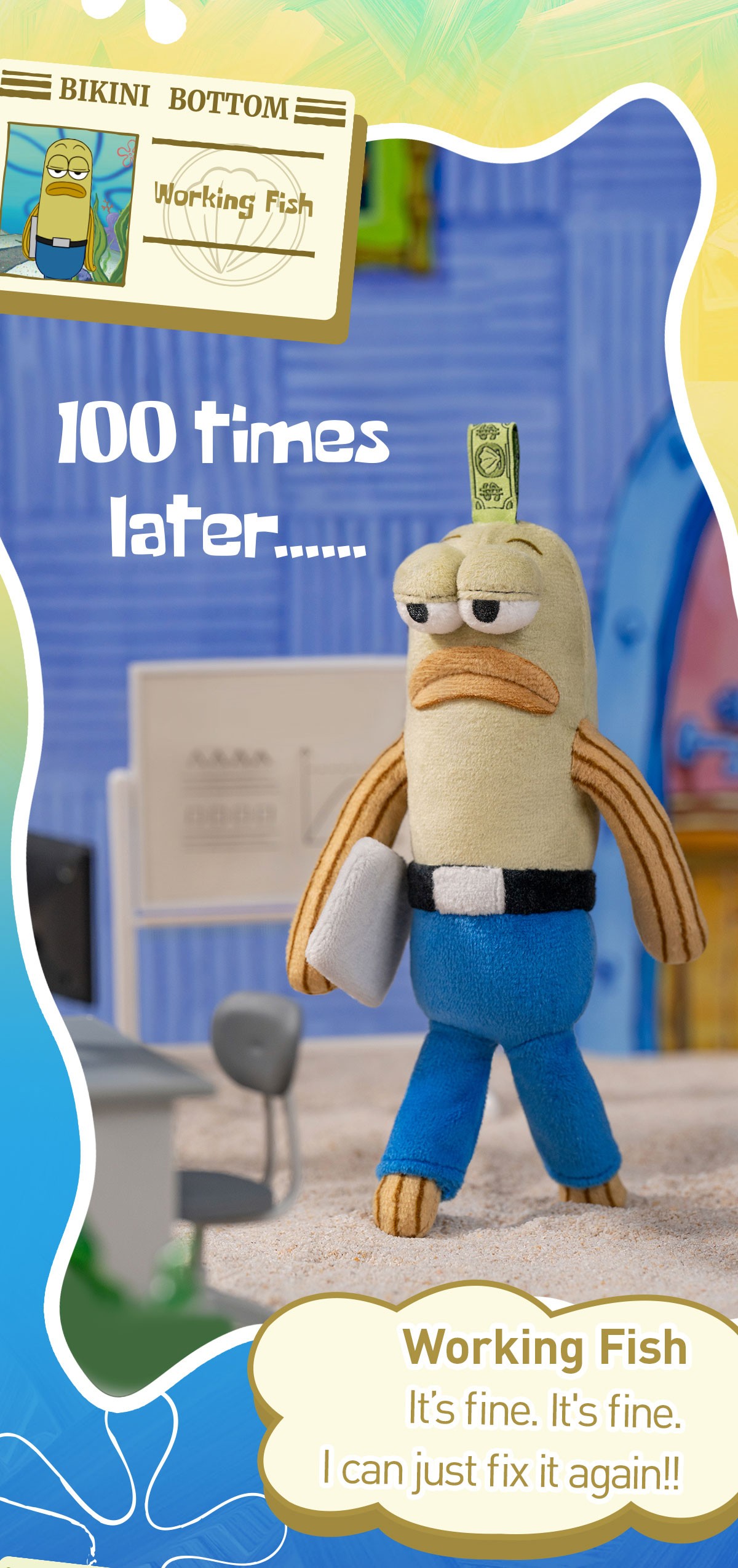 SpongeBob — Bikini Bottom Buddies Whimsical Plush Blind Box | POP MART — official detail