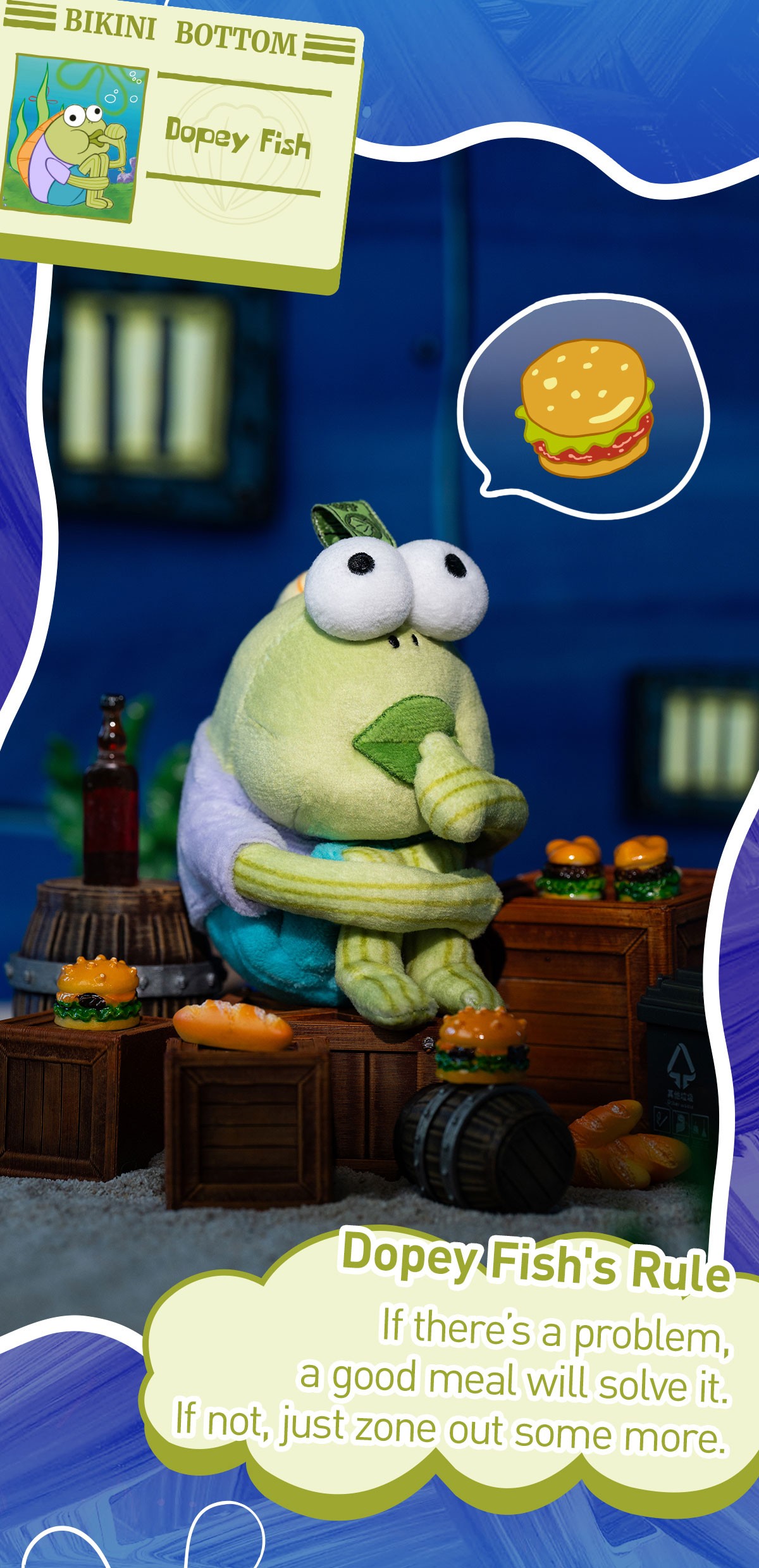 SpongeBob — Bikini Bottom Buddies Whimsical Plush Blind Box | POP MART — official detail